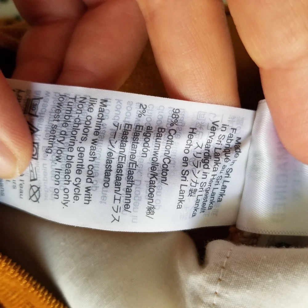 J Crew Factory Corduroy Jeans 9